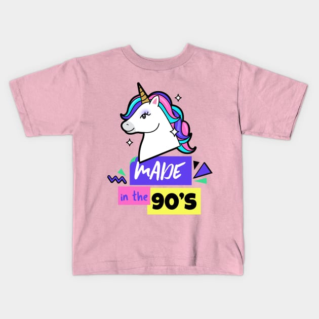 Made in the 90's - 90's Gift Kids T-Shirt by WizardingWorld